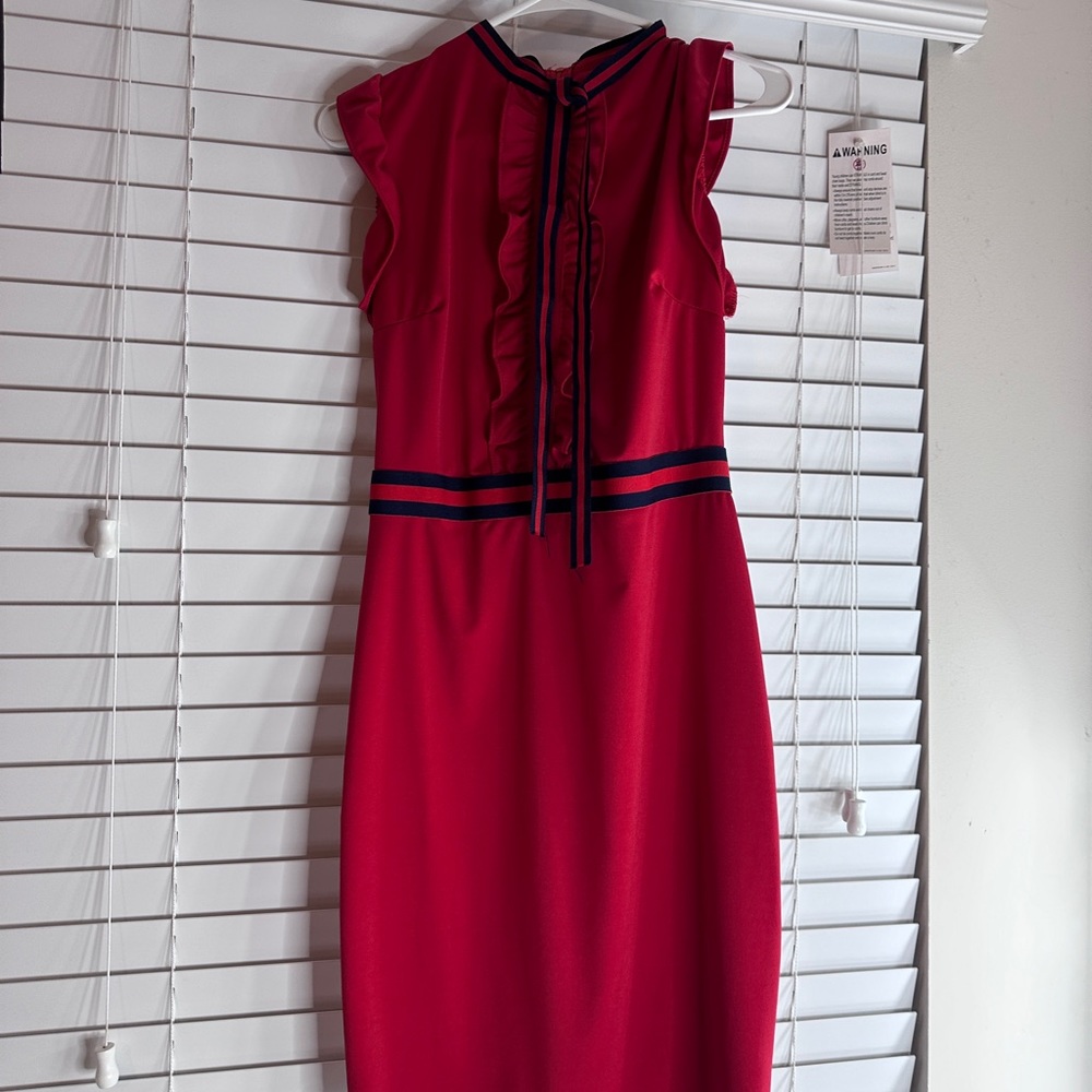 Beautiful slim fit red dress